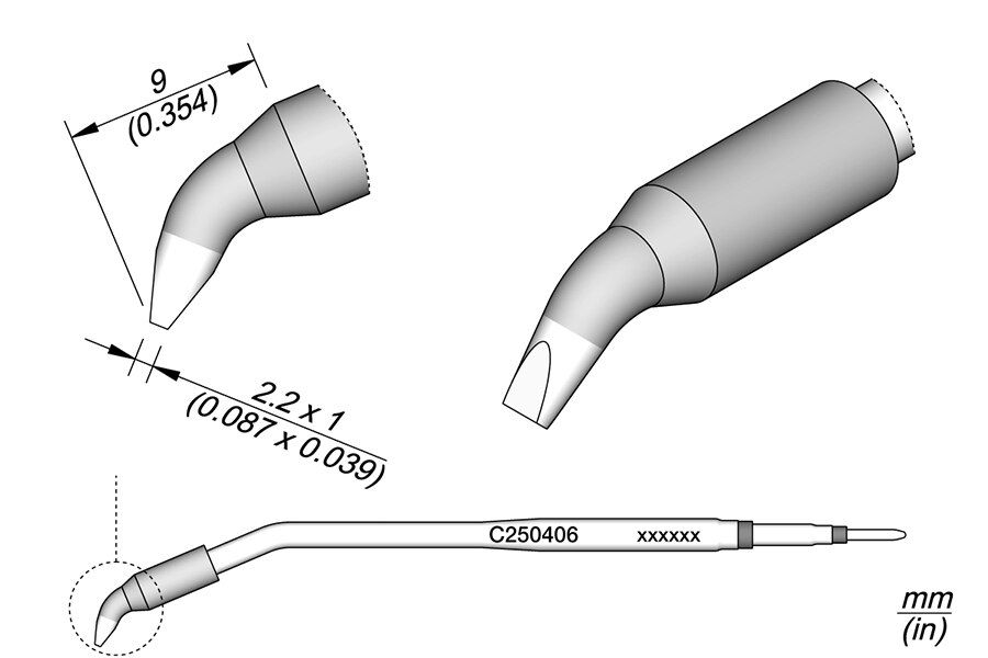 C250406 | Cartridge, Bent 2.2 x 1.0 image 1