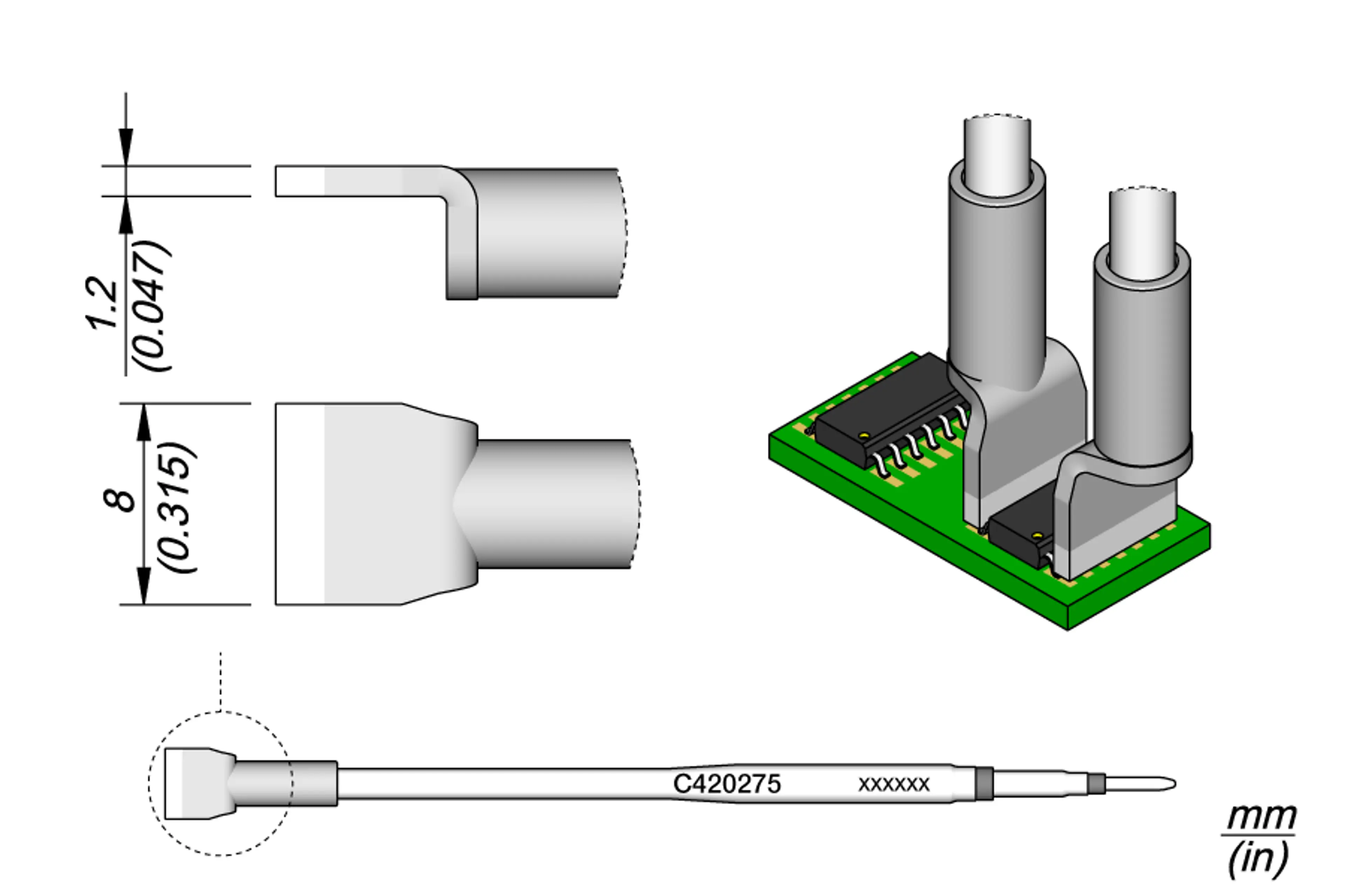 C420275 | Cartridge, Dual in Line  8.0