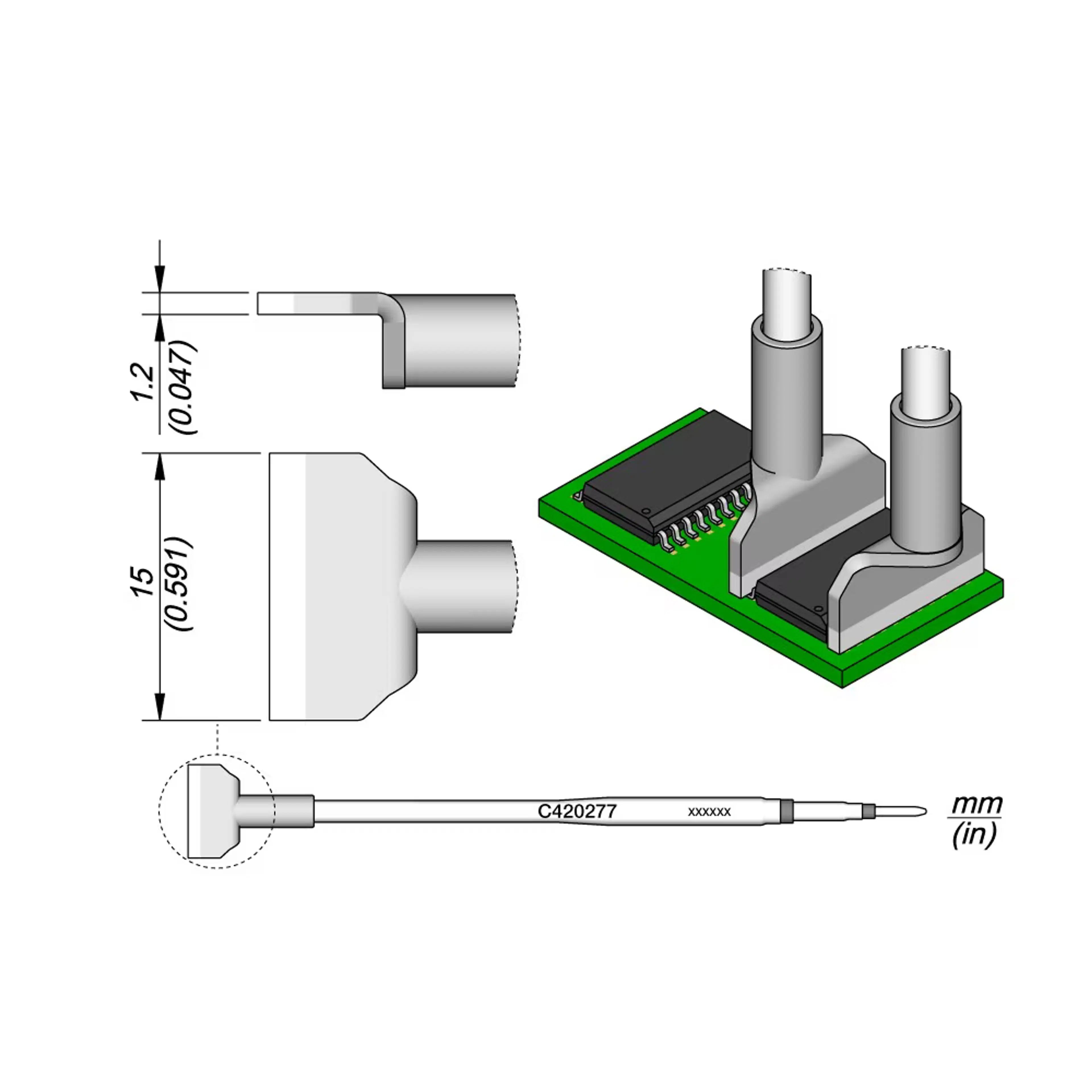 C420277 | Cartridge, Dual in Line 15.0