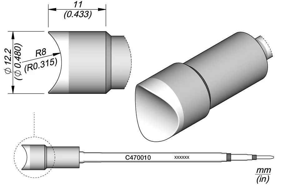 C470010 | Cartridge, Pin/Connector R.8 image 1