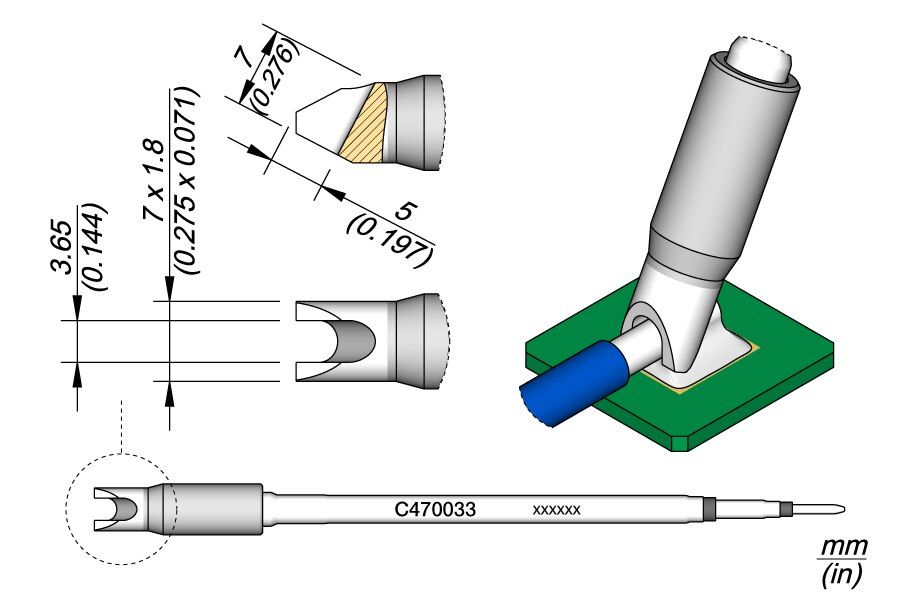C470033 | Cartridge, Pin/Connector Ø3.65 image 1