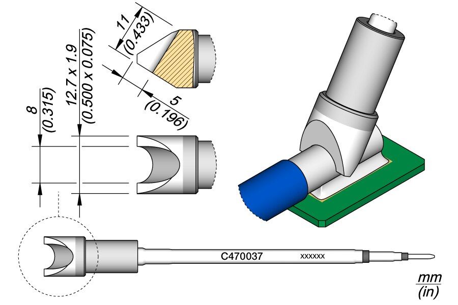 C470037 | Cartridge, Pin/Connector Ø8.0 image 1