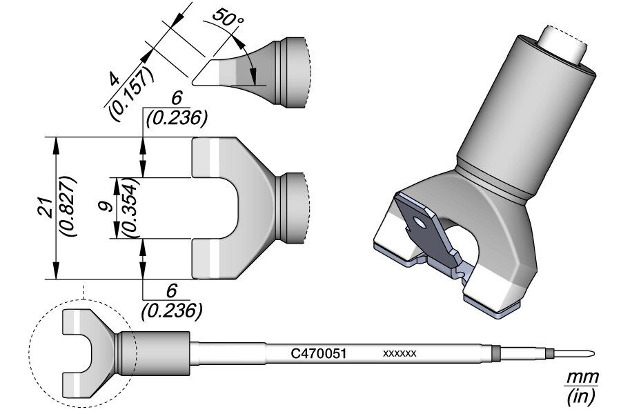 C470051 | Cartridge, Blade Split 21.0 image 1