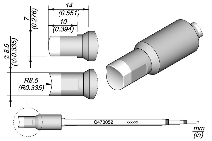 C470052 | Cartridge, Pin/Connector R.8.5 image 1