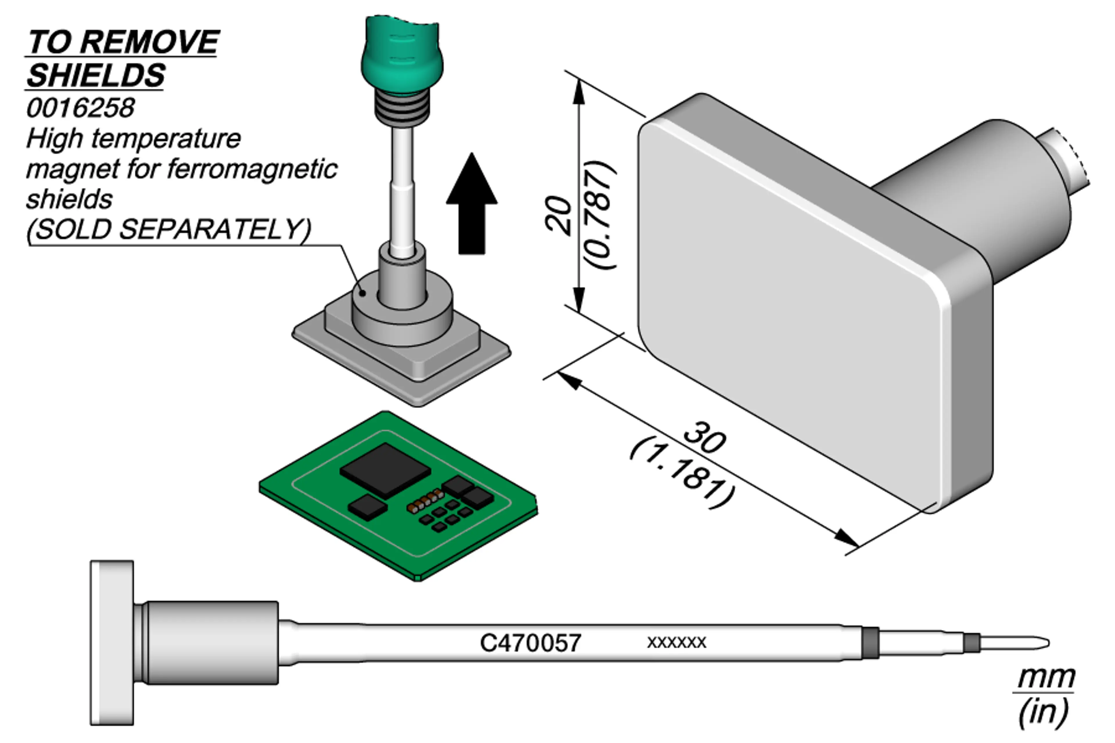 C470057 | Cartridge, Flat 20 x 30