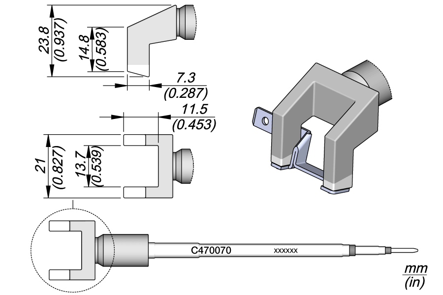 C470070 | Cartridge Blade Split image 1