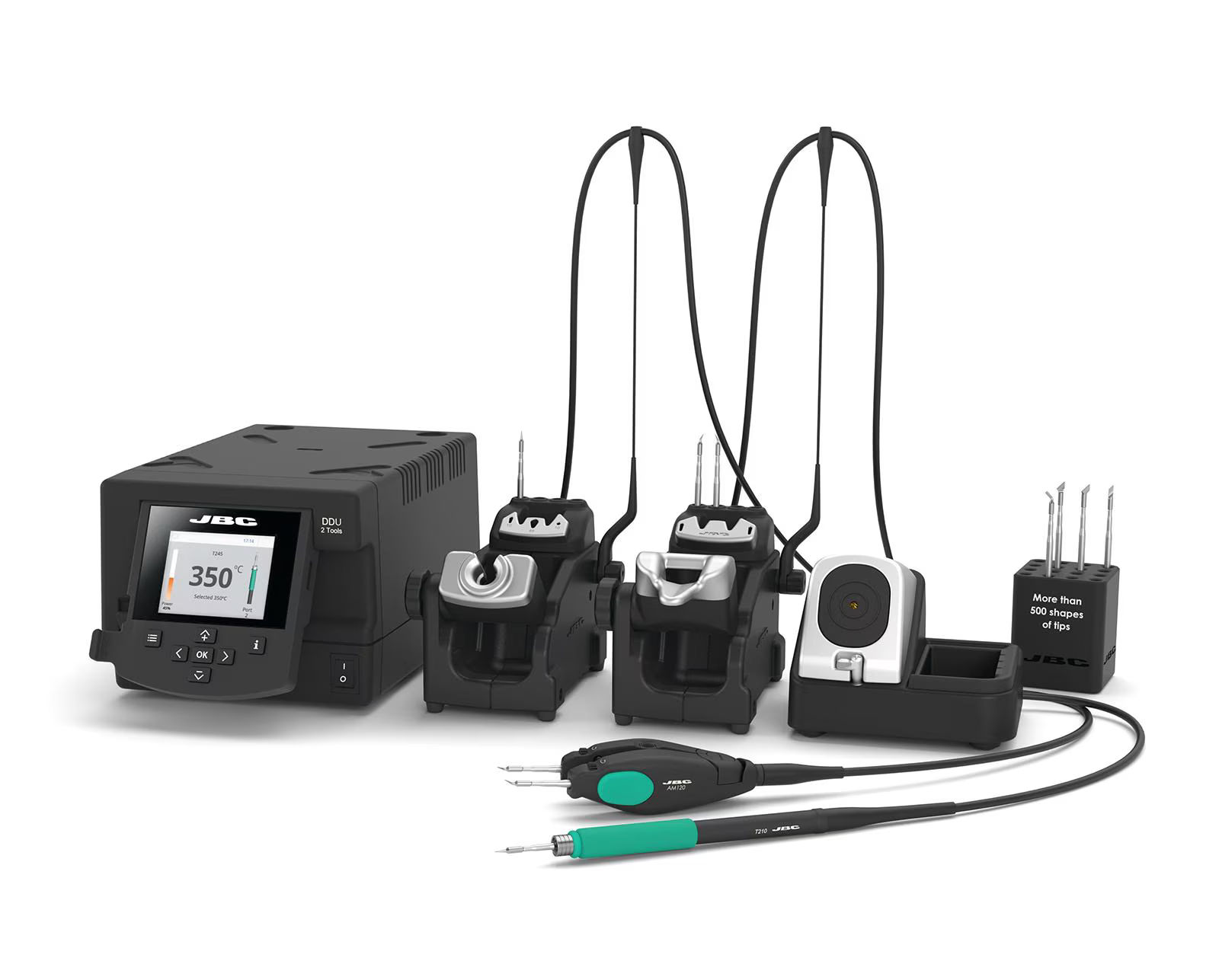 DDPE-1QB | 120V 2 tools Precision Station with T210 Precison Handle and AM120 Micro Tweezers image 1