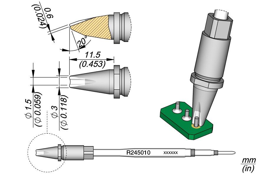 R245010 | Cart. Pin-Connector Ø 1.5 S1 image 1