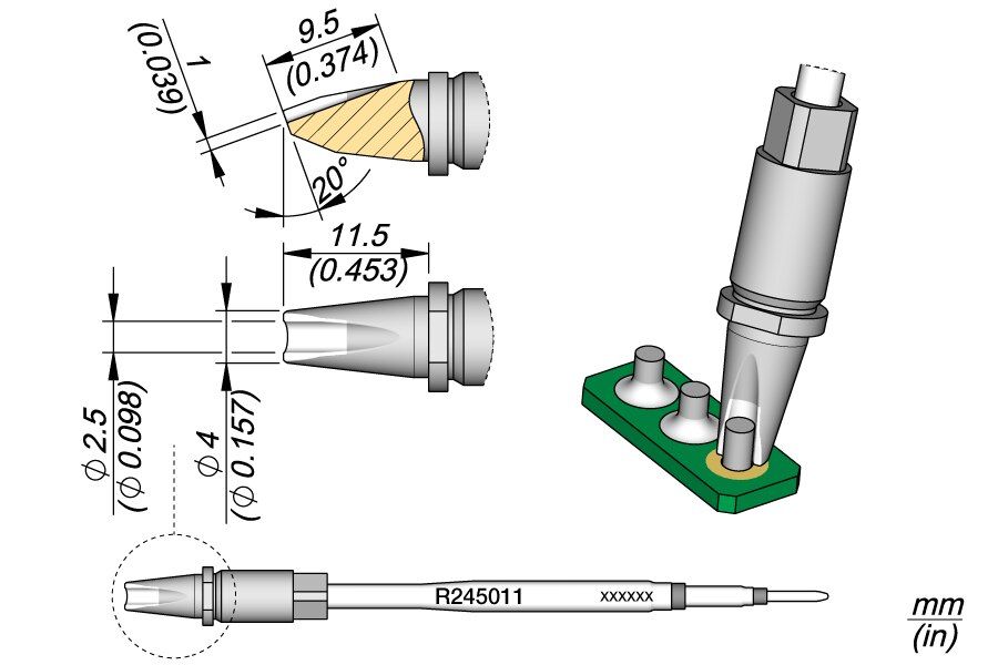 R245011 | Cart. Pin-Connector Ø2.5 S1 image 1