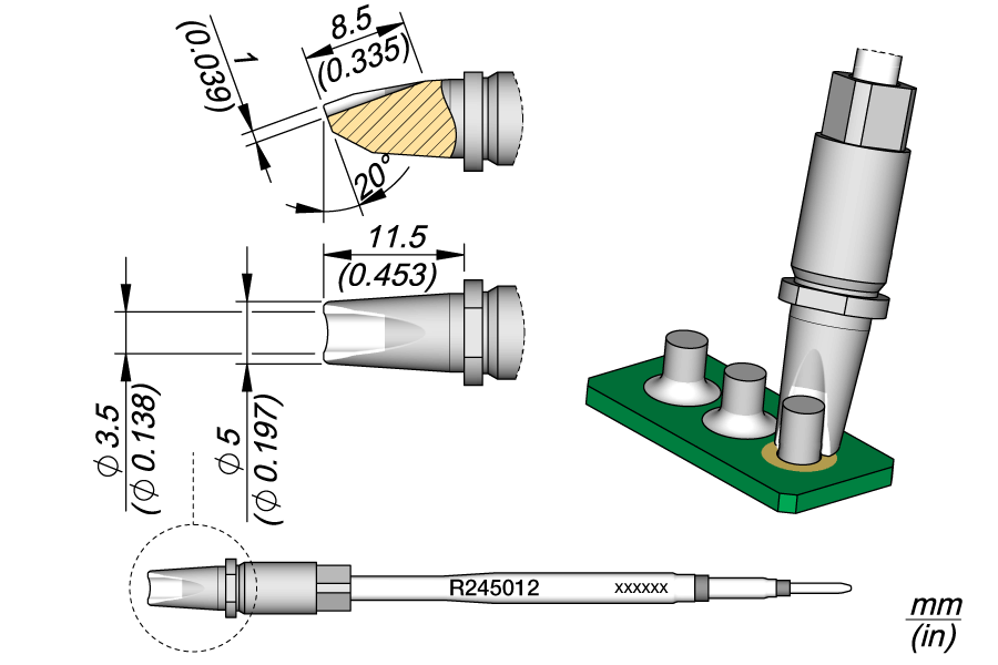 R245012 | Cart. Pin-Connector Ø 3.5 S1 image 1