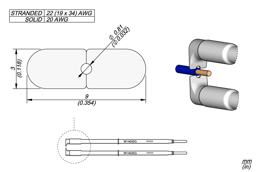 W14020G | Cartridges W140 20G 3mm image 1