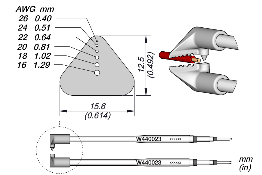 W440023 | Cartridges AWG 28 to 18 image 1
