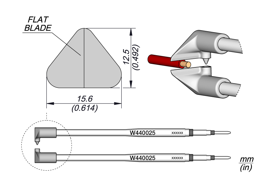 W440025 | Cartridges Flat Blade image 1