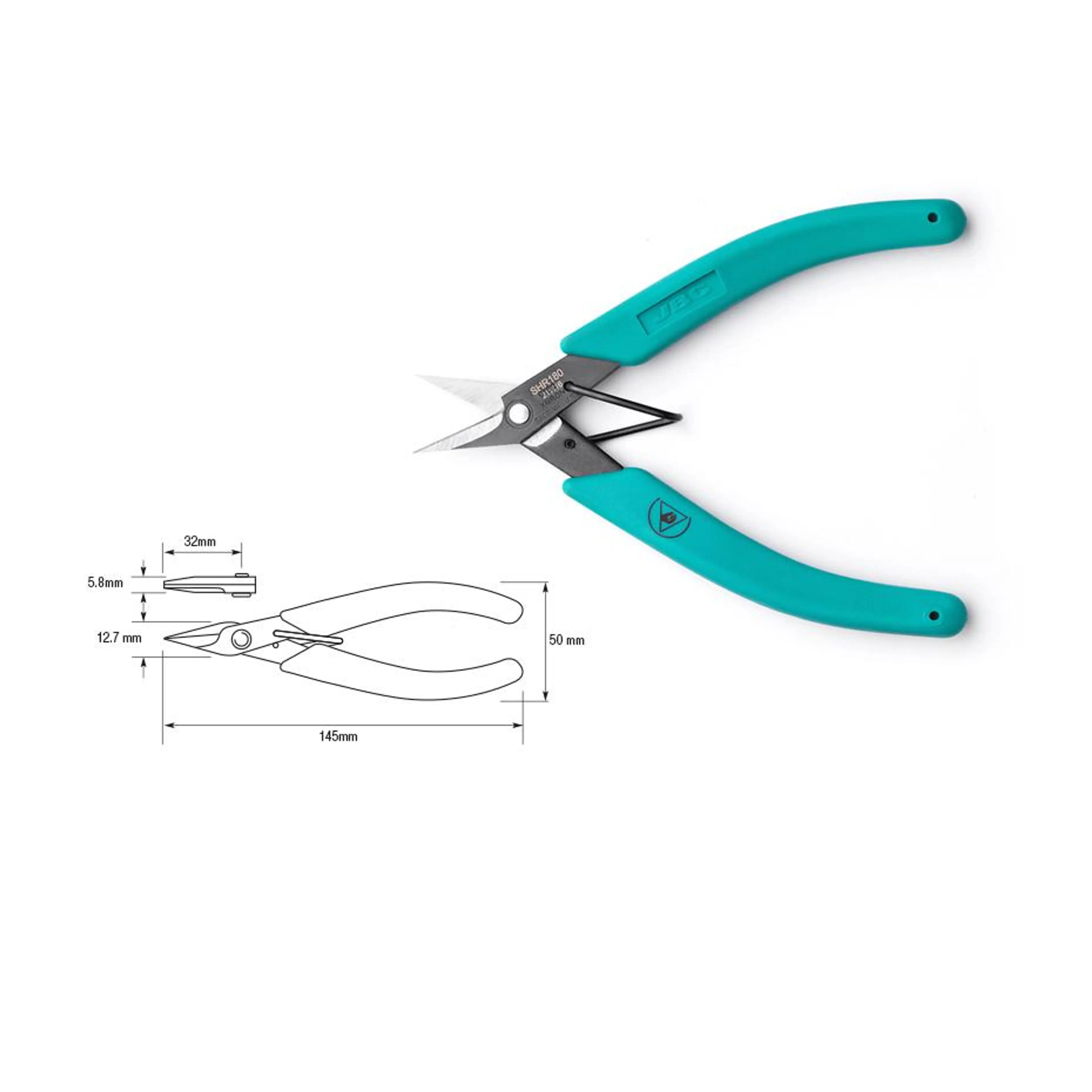 SHR180 | High durability scissor shears, 20 AWG