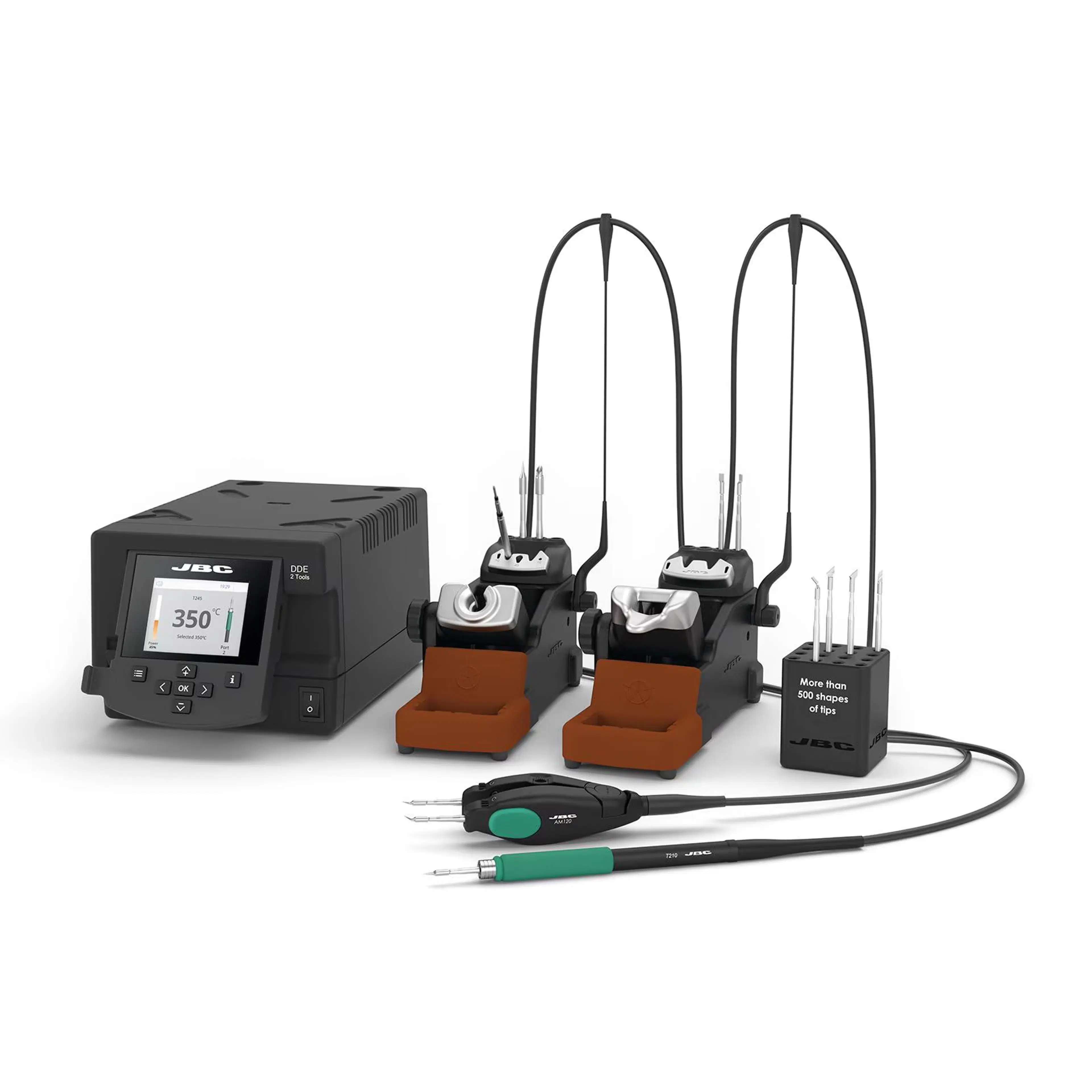 DDPE-9QC | 100V 2-Tool Precision Rework Station