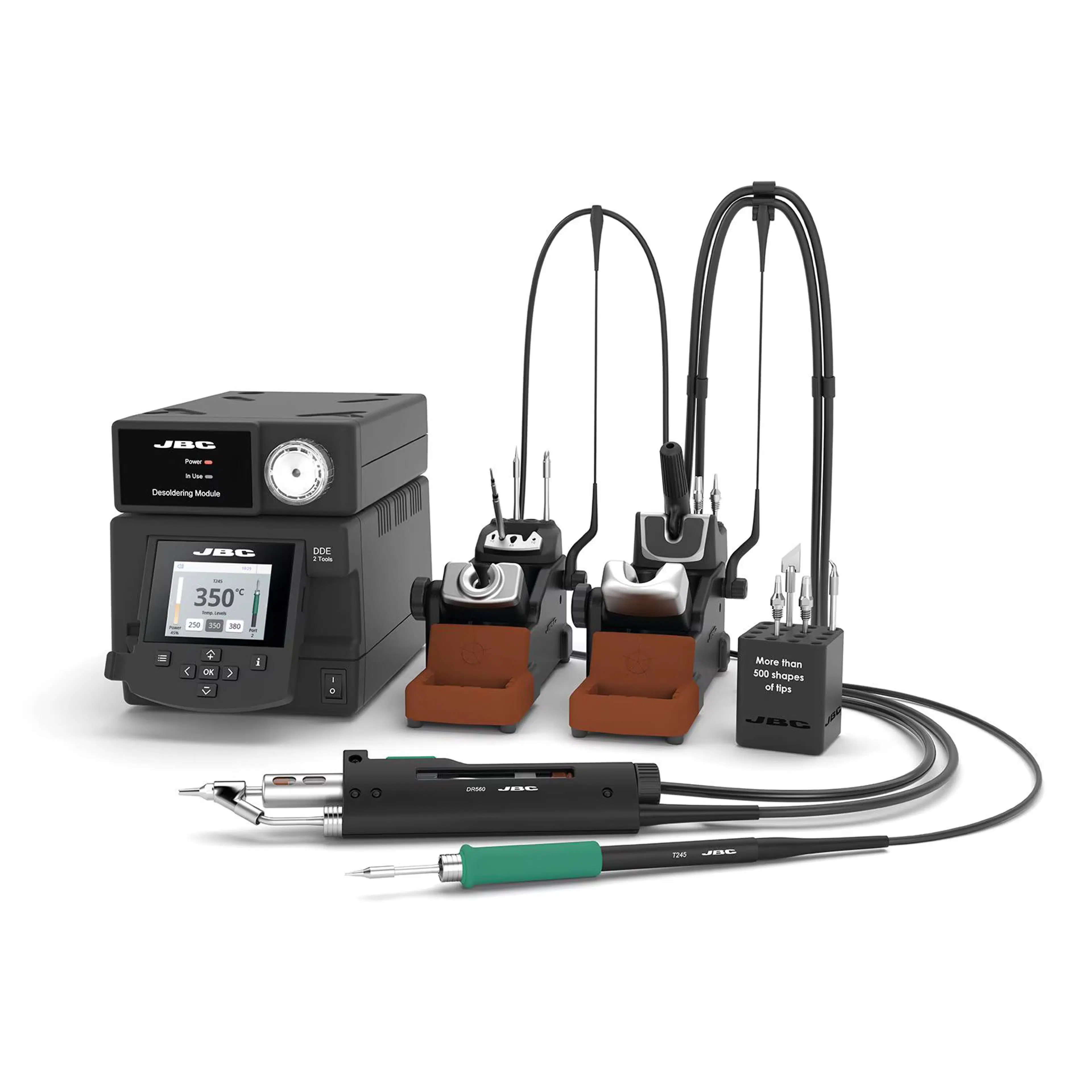 DDSE-9QD | 100V 2-Tool Rework Station