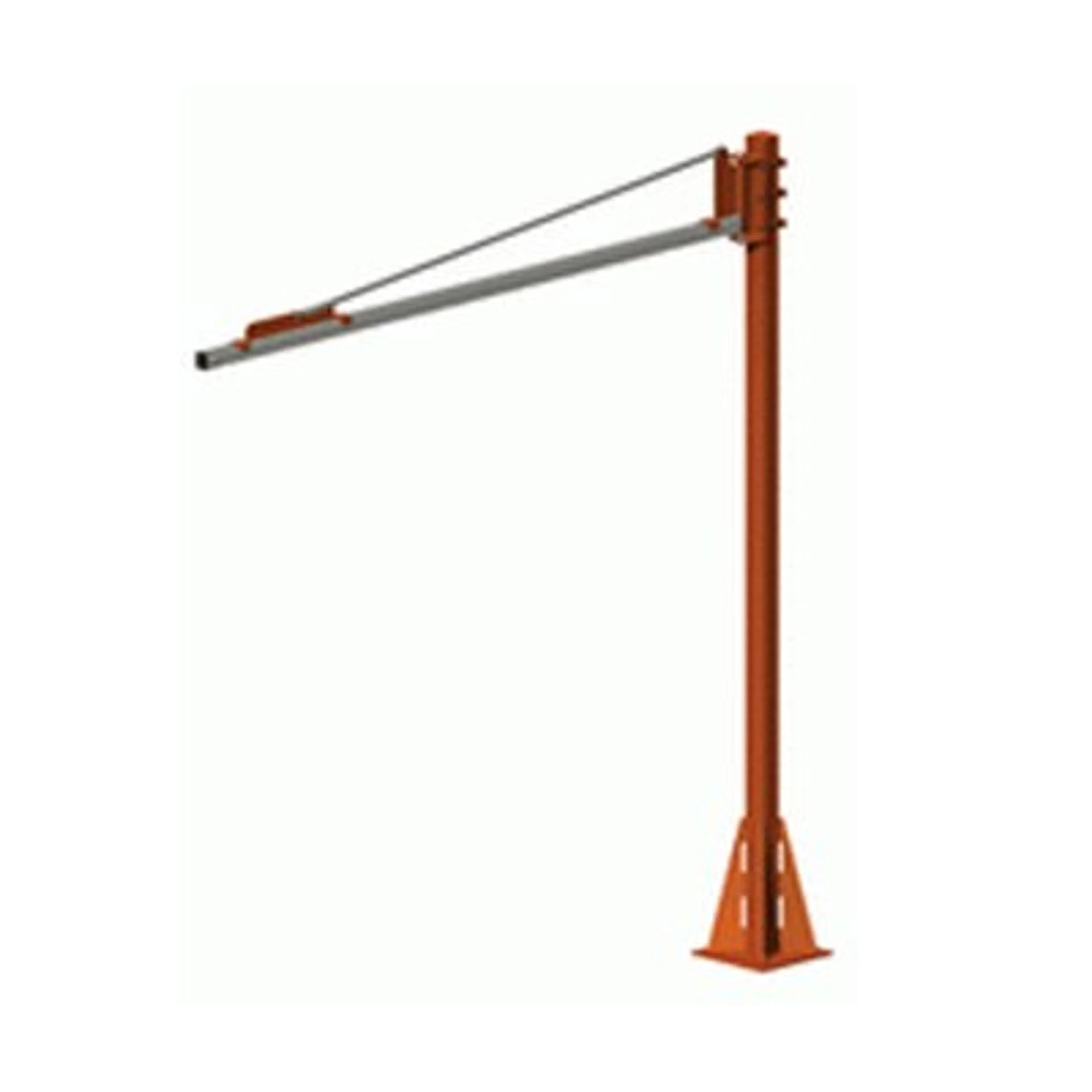 MJBA2050 | Jib Crane, Floor mount, 50 lb cap, 12 ft boom