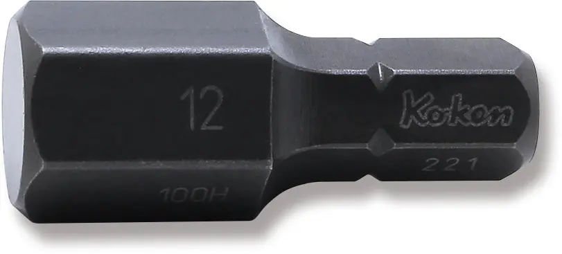 100H.32-12 | 5/16 Hex Dr. Bit 12mm Hex Length 32mm image 1