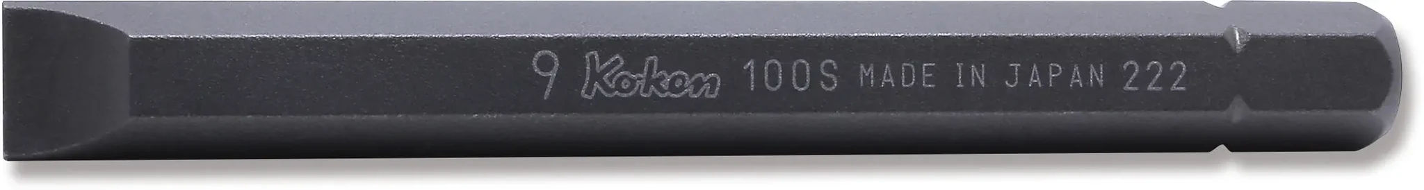 100S.80-9 | 5/16 Hex Dr. Bit Slotted 1.6 x 9 Length 80mm image 1