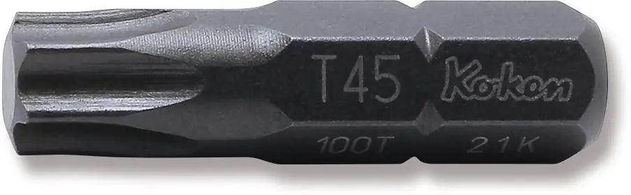 100T.32-T45 | 5/16 Hex Dr. TORX T45 Bit - Length 32mm image 1
