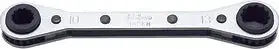 102KM.BH-5.5.6x7.8 | Ratcheting Ring Wrench 5.5-6x7-8mm 12 point Length 108mm Reversible 4 sizes image 1