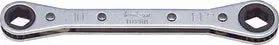 102NA-7/16x1/2 | Ratcheting Ring Wrench 7/16x1/2 6 point Length 145mm image 1