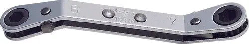 103KA-7/16x1/2 | Ratcheting Ring Wrench 7/16x1/2 6 point Length 145mm Reversible image 1