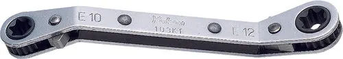 103KT-E6xE8 | Reversible Ratcheting Ring Wrench TORX E6xE8 - Length 104mm image 1