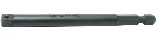 110-100P | 1/4 Hex Dr. Adaptor 1/4 Square Length 100mm Pin type image 1