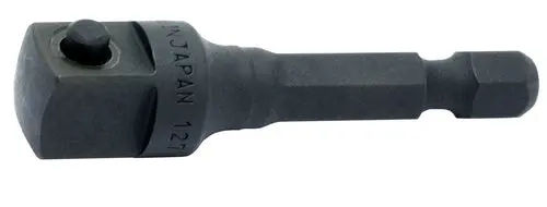 112-50P | 1/4 Hex Dr. Adaptor 3/8 Square Length 50mm Pin type image 1