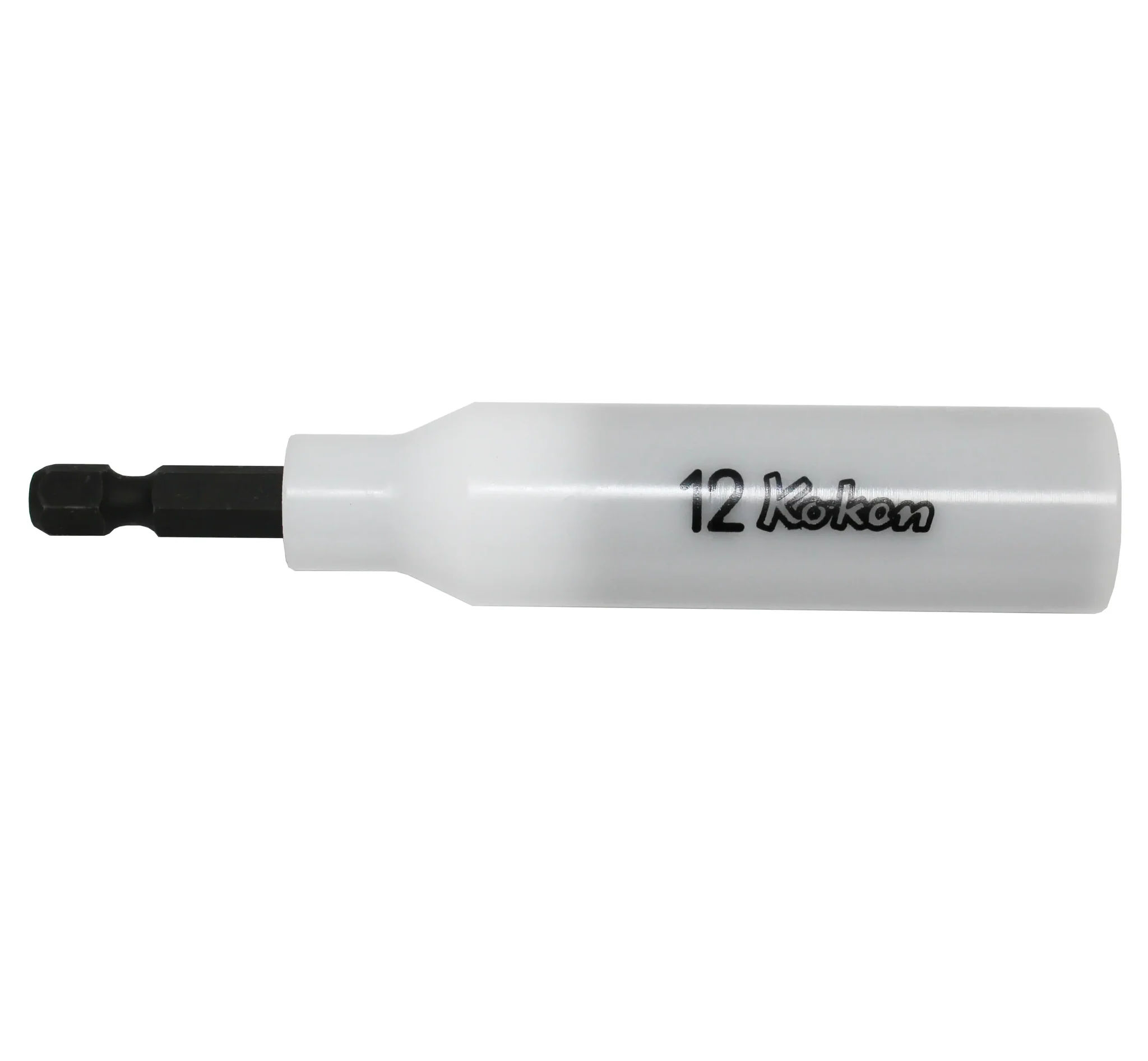 115G.100-12FR | 1/4 Hex Dr. Nut Setter with Plastic Protector 12mm 6 point Length 100mm Slide Magnet Turnable POM cover image 1