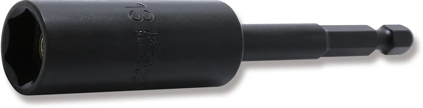 115G.100-13 | 1/4 Hex Dr. Nut Setter 13mm 6 point Length 100mm Slide Magnet image 1