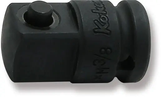 12233A-P | 1/4 Sq. Dr. Adaptor 3/8 Square Length 22mm Pin type image 1
