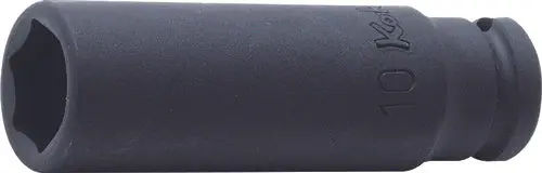 12300M-10 | 1/4 Sq. Dr. Socket 10mm 6 point Length 48mm image 1