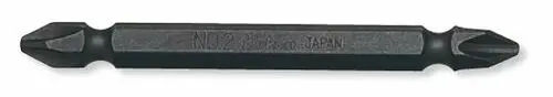 123PG.75-2(9) | 1/4 Hex Dr. Double Ended Bit PH2 Length 75mm Magnetized image 1