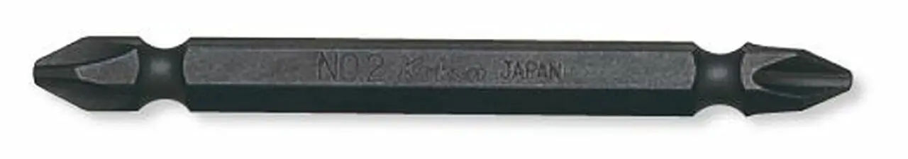 123PG.75-3(9) | 1/4 Hex Dr. Double Ended Bit PH3 Length 75mm Magnetized image 1