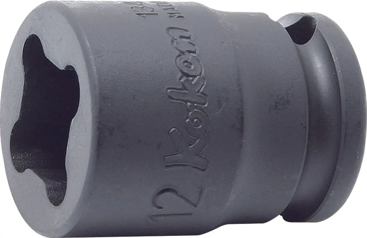13400-8WN | 3/8 Sq. Dr. Socket 8mm 4 point Length 32mm Weld Nut image 1
