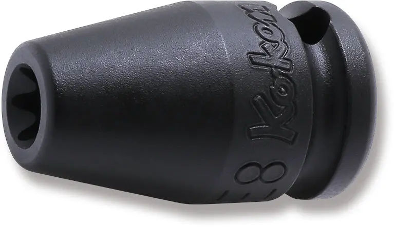 13425EG-E8 | 3/8 Sq. Dr. Impact TORX E8 Socket w/ Magnet - Length 32mm image 1