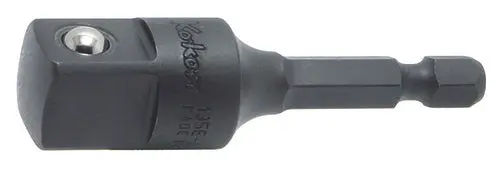 135E-60P | 1/4 Hex Dr. Adaptor 1/2 Square Length 60mm Pin type image 1