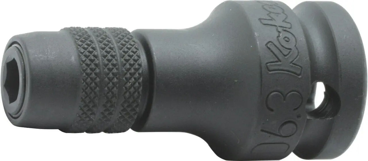 14142-D6.3 | 1/2 Sq. Dr. Adaptor 1/4 For 1/4H Bit Length 55mm Locking Quick release image 1