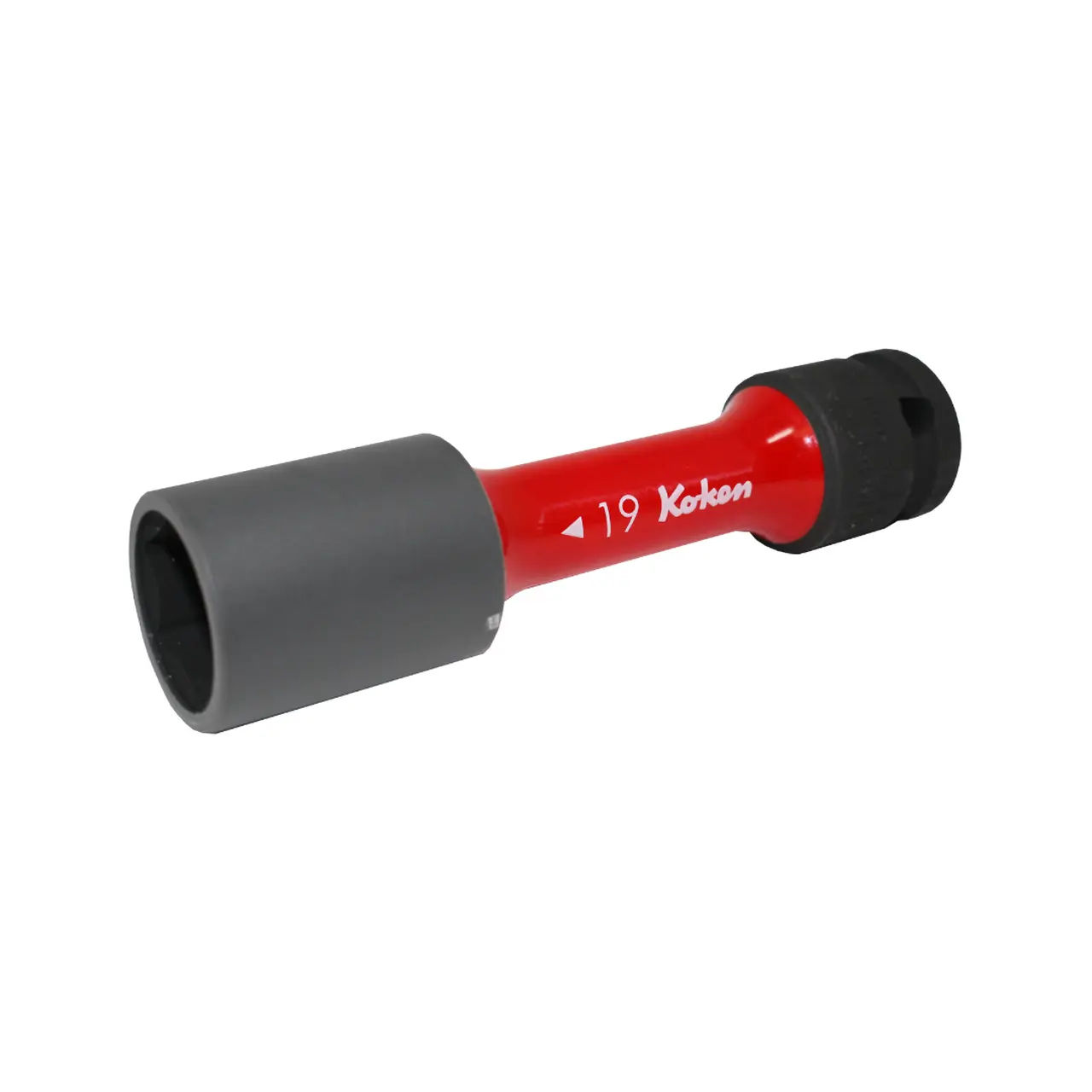 14145PM.110-19 | 1/2 Sq. Dr. Wheel Nut Socket 19mm Extra Thin walled Length 110mm Color coded Protector image 1