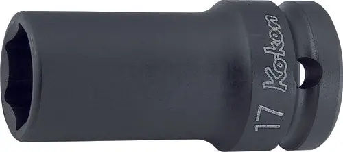 14301X-17 | 1/2 Sq. Dr. Socket 17mm 6 point Length 60mm Thin walled image 1