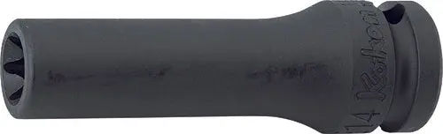 14325-E12 | 1/2 Sq. Dr. Deep Impact TORX E12 Socket - Length 80mm image 1
