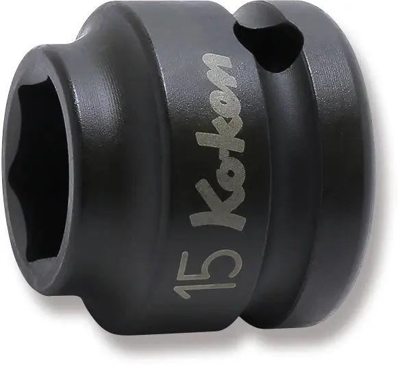 14401MS-15 | 1/2 Sq. Dr. Thin Wall 6-Point Impact Metric Socket 15mm image 1