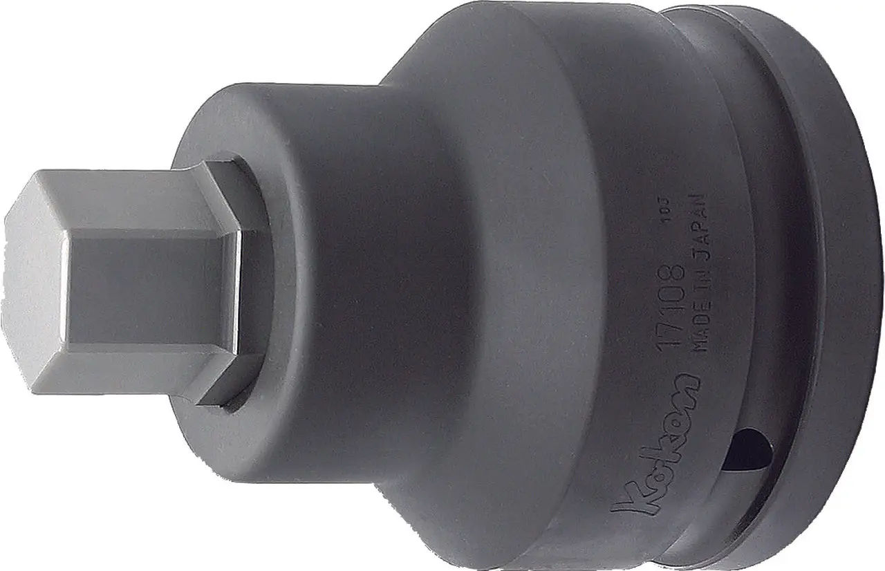 17108.32-19 | 1-1/2 Sq. Dr. Bit Socket 19mm Hex Length 115mm image 1