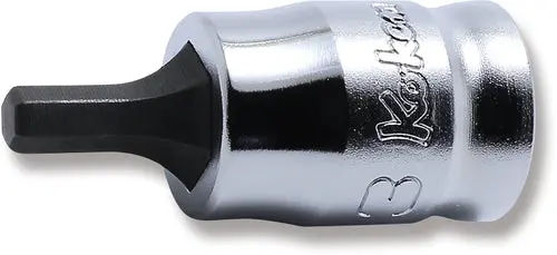 2010MZ.25-3 | 1/4 Sq. Dr. Bit Socket 3mm 6 point Length 25mm Z-series image 1