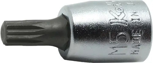 2020.28-M4 | 1/4 Sq. Dr. Bit Socket XZN M4 Length 28mm image 1