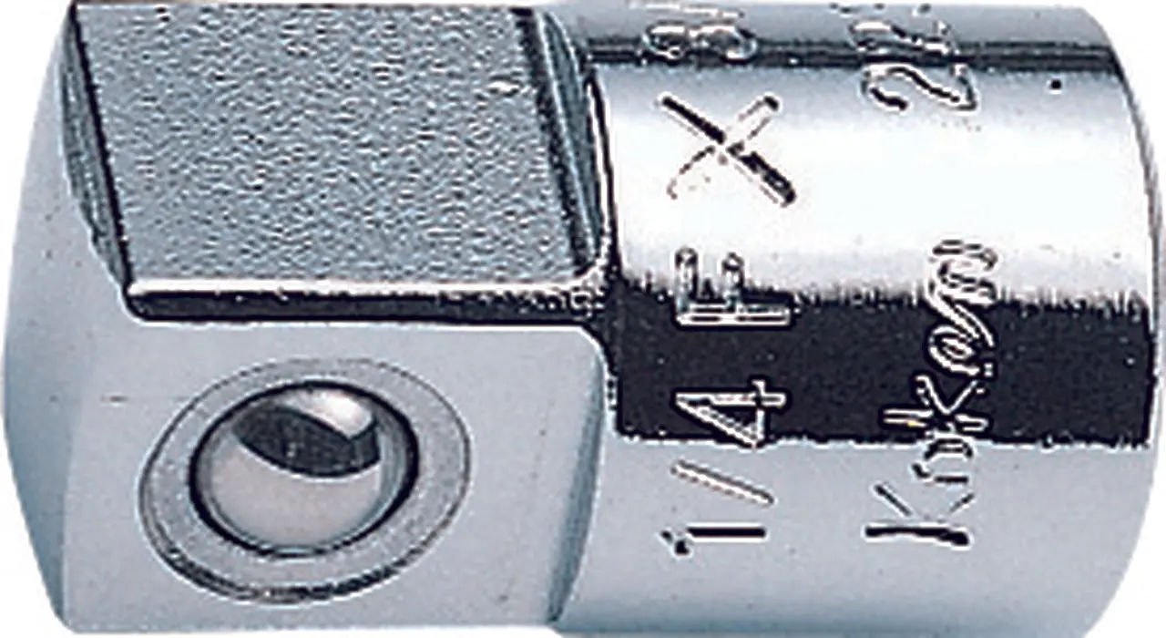2233A | 1/4 Sq. Dr. Adaptor 3/8 Square Length 22mm image 1