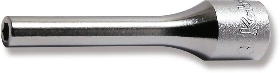 2300M-3 | 1/4 Sq. Dr. Socket 3mm 6 point Length 50mm image 1
