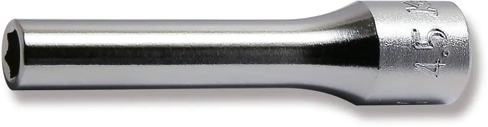 2300M-4.5 | 1/4 Sq. Dr. Socket 4.5mm 6 point Length 50mm image 1